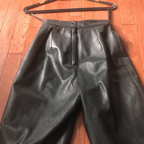 Danier Leather High Waisted Trousers - Picture 10 of 17